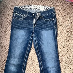 Brand:Ariat Real Denim Jeans, Size: 31L, Color: Blue Denim